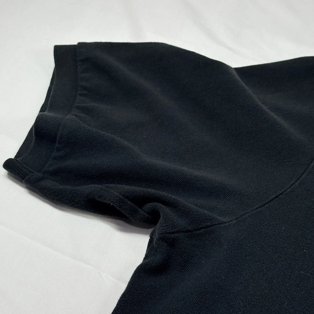 Vintage Polo Ralph Lauren Polo Shirt Mens 3XLT Black Pique Pony Golf Preppy 90s